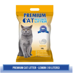 10L Premium Cat Bentonite Litter Sand Lemon