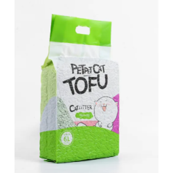 Cat Litter 6L Food Grade Plant Tofu Residue Made Green Tea