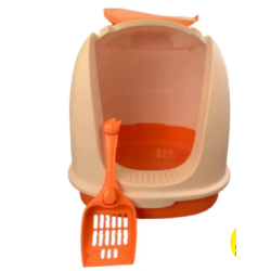 Cat Litter Box HOUSELIKE with free scooper (LARGE)