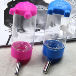 500ml Pet Small Dog Cat Hanging Water Bottle Dispenser Fountain Drinking Feeder